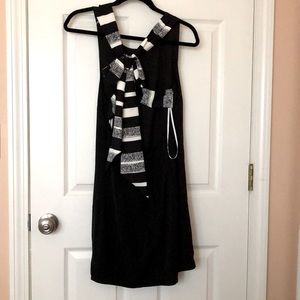 Lulus Size small multi-stripe tie-back Mini Dress